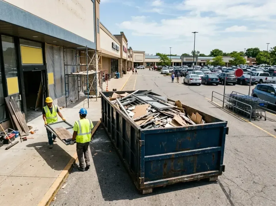 retail-store-renovation-debris-003 — frequently asked questions, Roll-off Dumpster Rentals in Fayette, MO